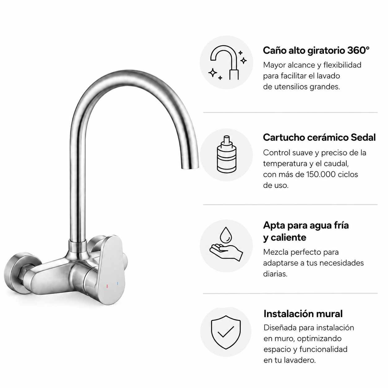 Grifería Lavadero Utility FDV
