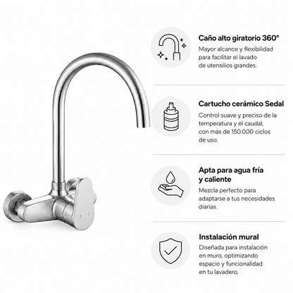Grifería Lavadero Utility FDV