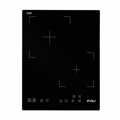 Encimera Vitrocerámica 2 Black 2 Quemadores 35 cm FDV