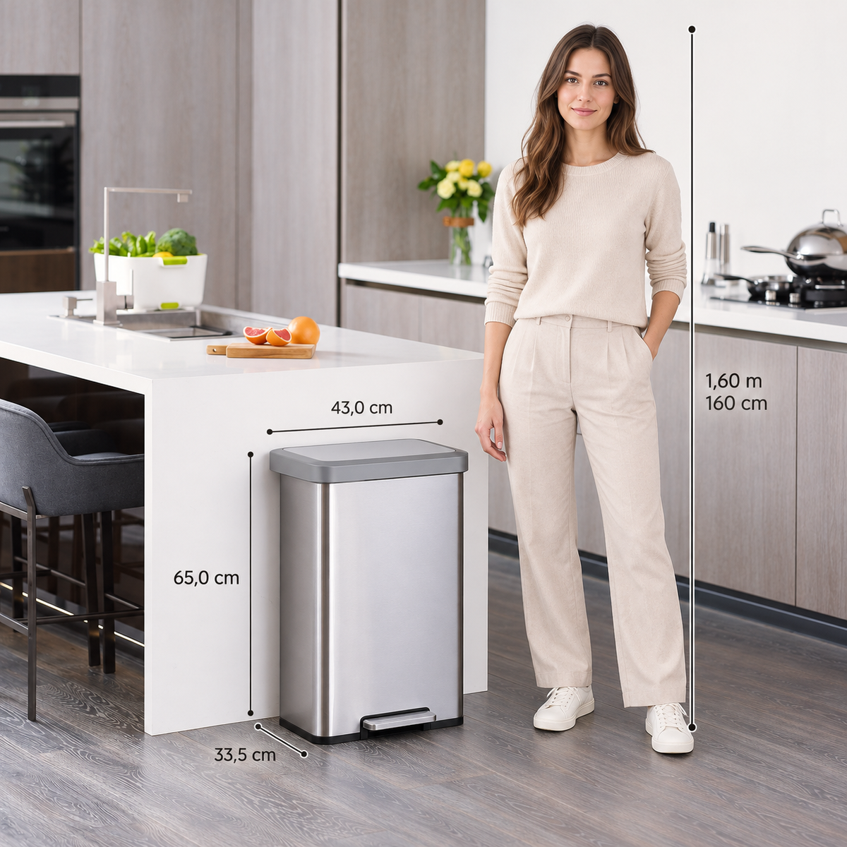 Basurero Cozy 45 Lts  EKO