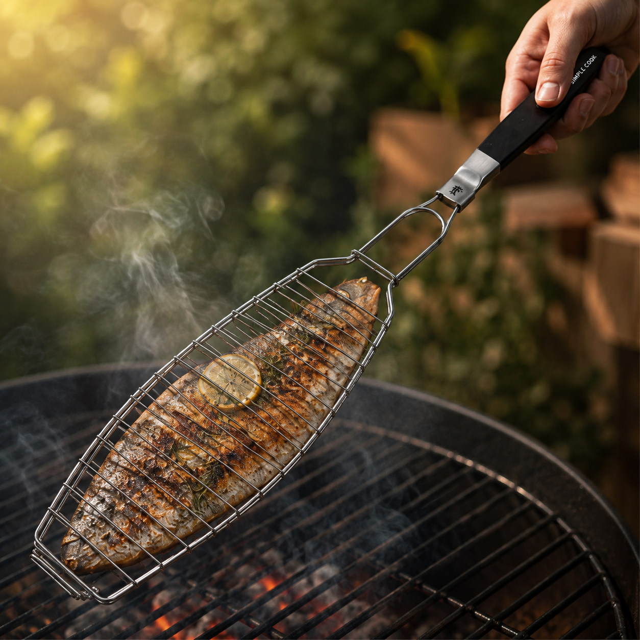 Grill para Pescado Smooky 2.0 Simple Cook