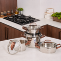 Encimera FDV Crystal 4G 60 BUT 2.0 + Bateria Simple Cook Niza cobre 8 pzs