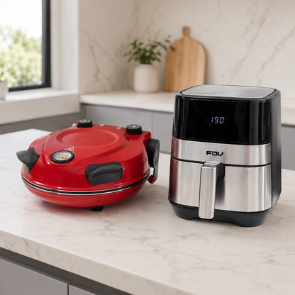 Kit Freidora de Airflow 3,5 LTS + Horno Eléctrico Pizza Ravello FDV