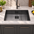 Lavaplatos Bajo Cubierta Acero Inox Big Cubus Nano Black FDV
