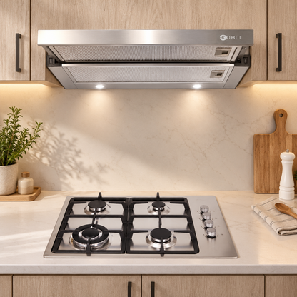 Campana Kubli Neu Slider + Encimera FDV Design 4T GLTX 65 NAT 2.0