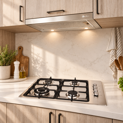Campana Kubli Neu Slider + Encimera FDV Design 4T GLTX 65 BUT 2.0