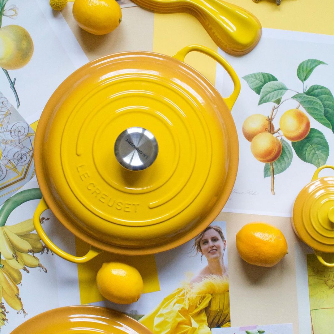 Cocotte Redonda Néctar 24cm Le Creuset1#Naranjo