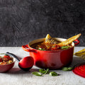 Cocotte Redonda 24 Cm Le Creuset1#Rojo