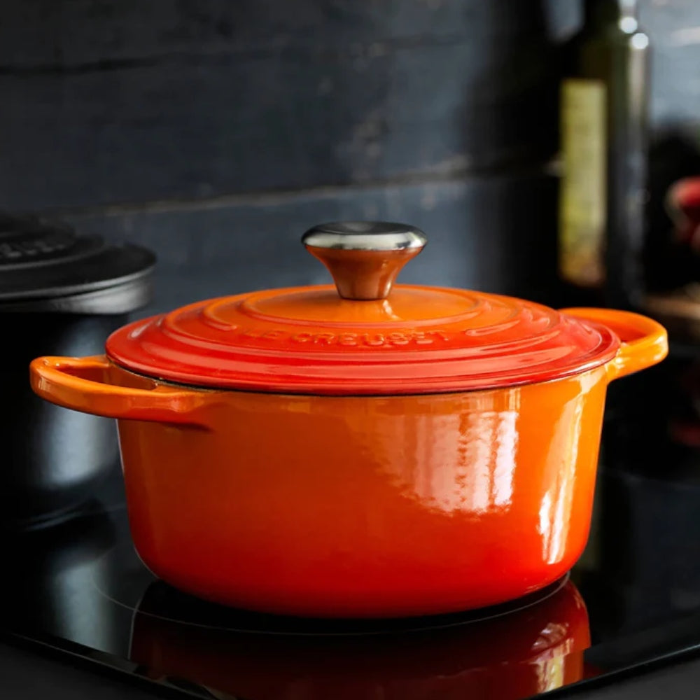 Cocotte Redonda 24 Cm Le Creuset2#Naranjo