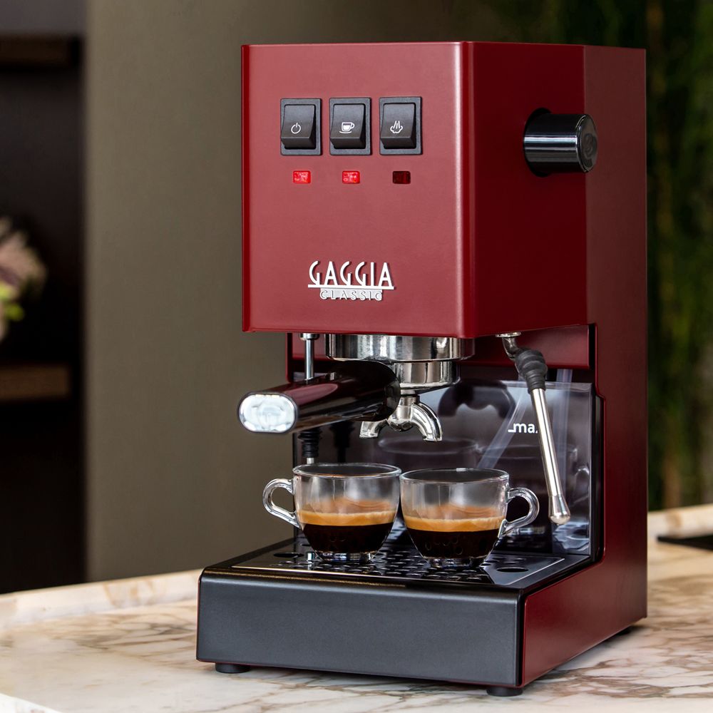 Cafetera Classic Color Vibes Pro E24 Gaggia Milano8#Rojo
