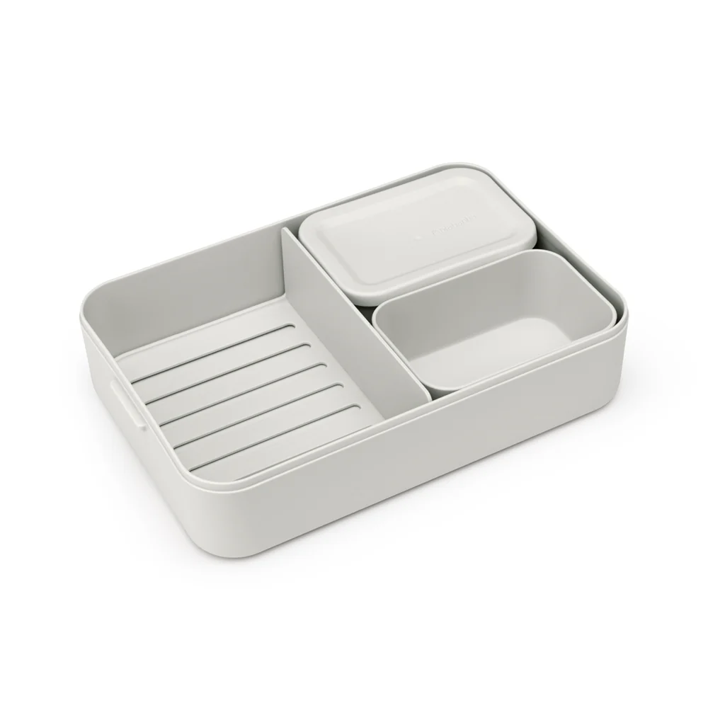 Contenedor Para Almuerzo Make & Take Bento Grande Brabantia2#Blanco