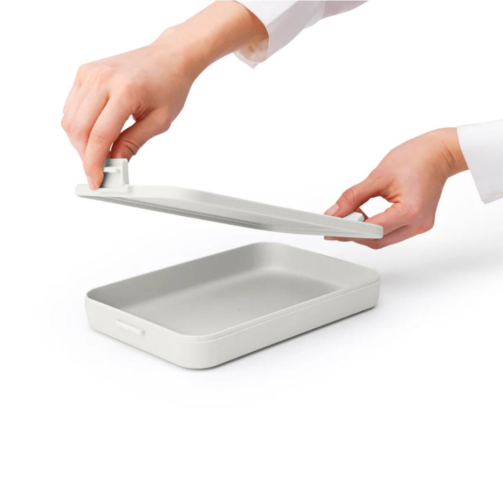 Contenedor Para Almuerzo Plano Make & Take Brabantia3#Gris