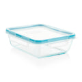 Contenedor Rectangular De Vidrio 1.4 Lts SnapWare1#Sin Color