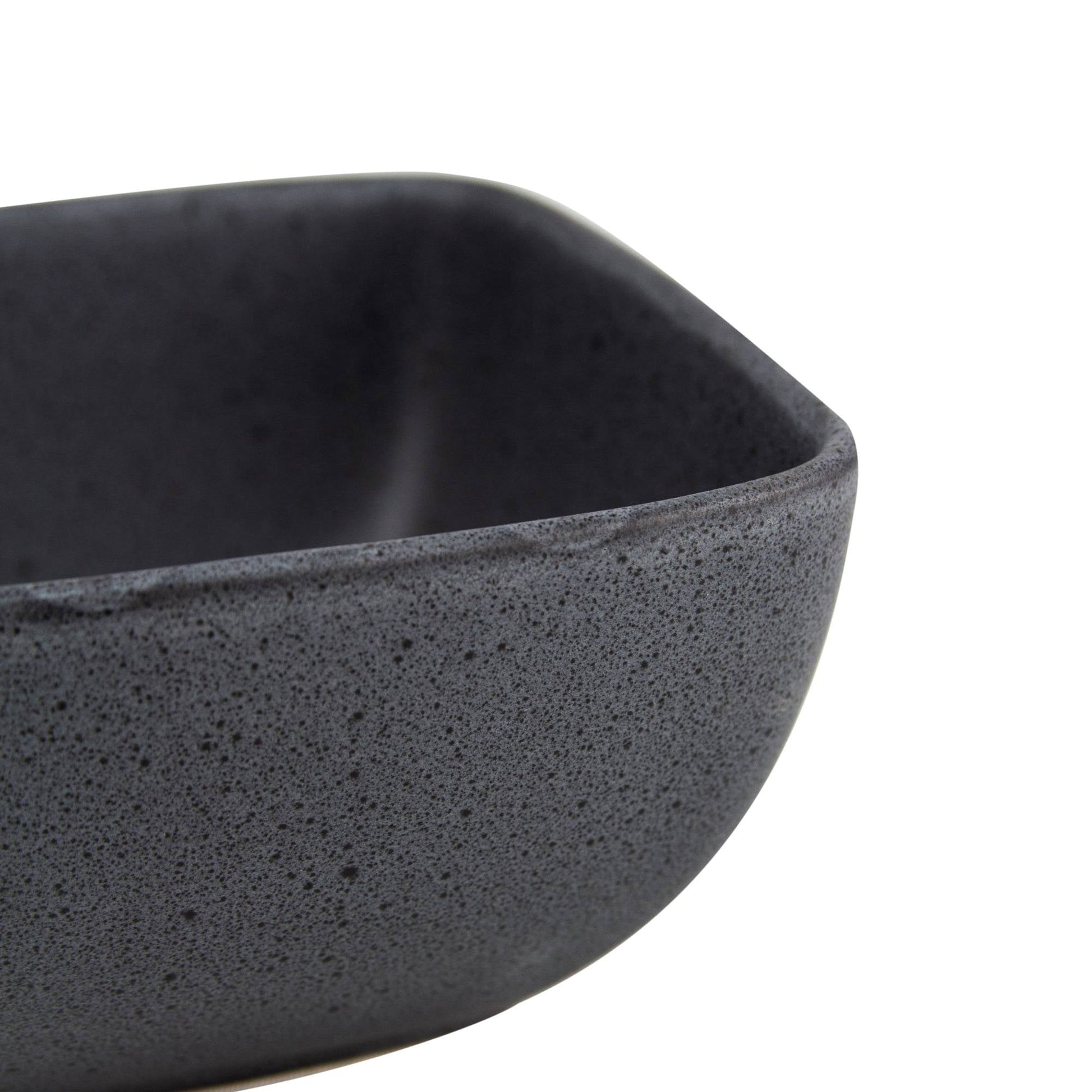 Juego de Loza Manchester 16 Pzs Vajilla Cerámica Decoexpress4#Negro