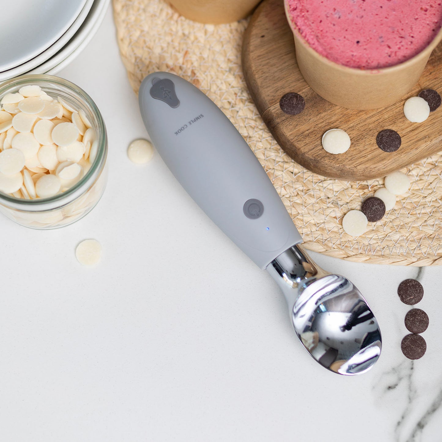 Cuchara Recargable Gelato Simple Cook
