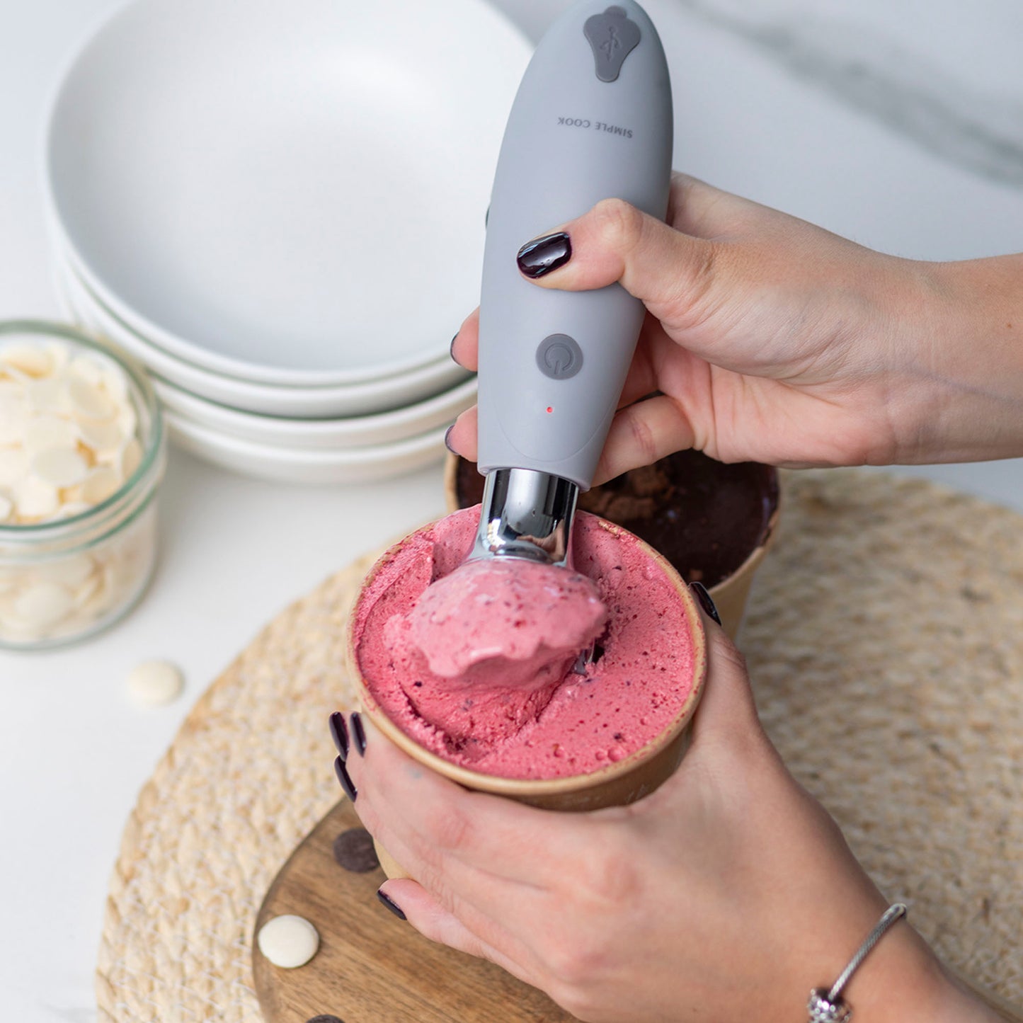 Cuchara Recargable Gelato Simple Cook