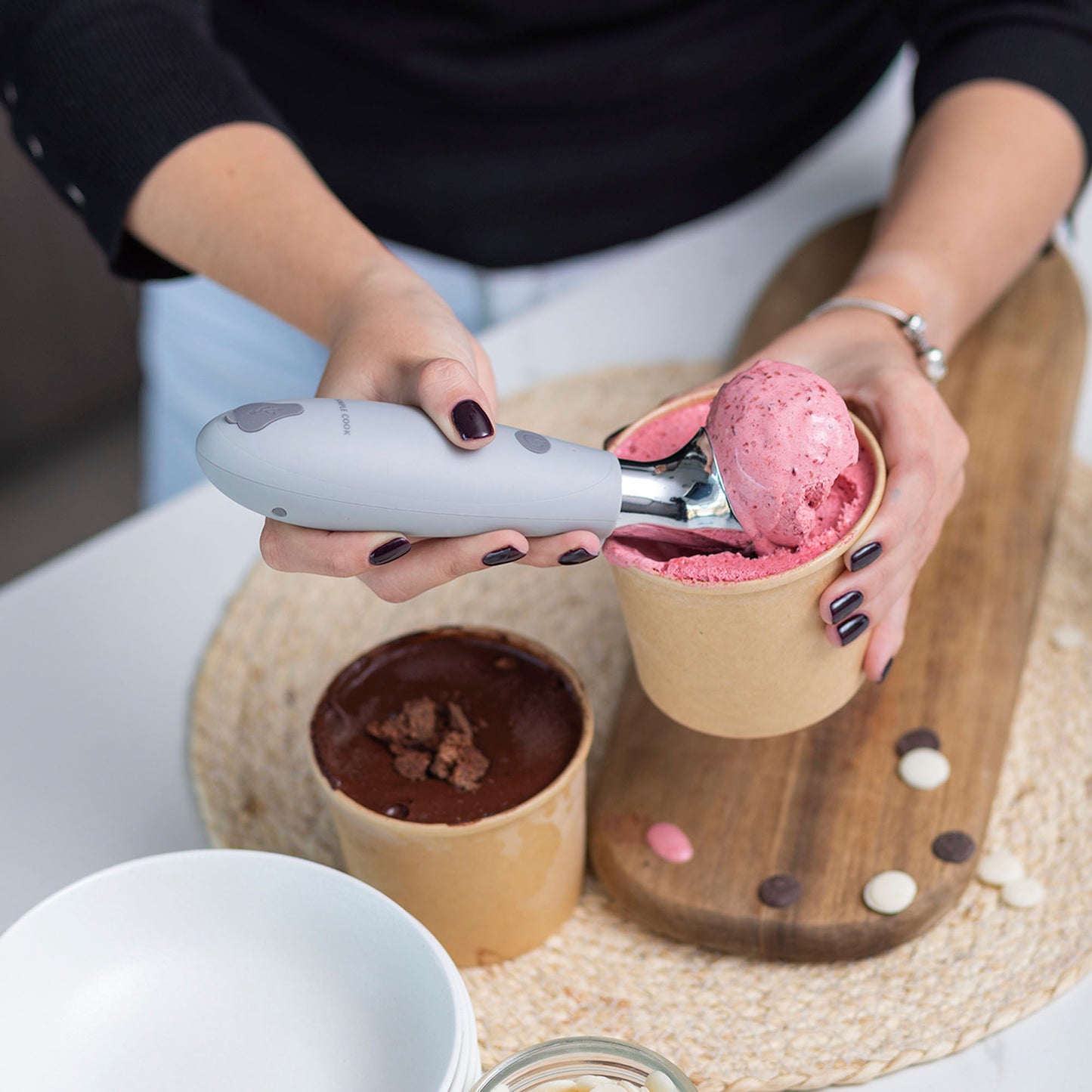 Cuchara Recargable Gelato Simple Cook