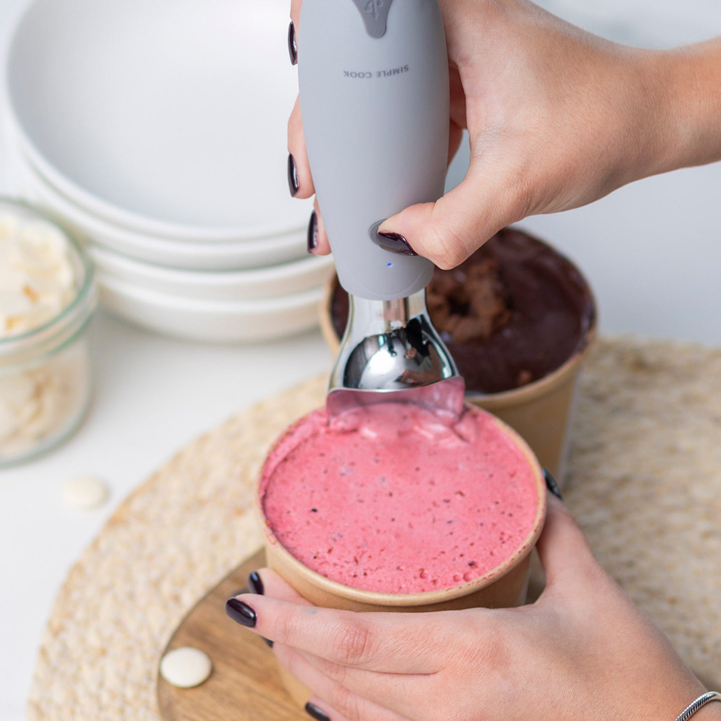 Cuchara Recargable Gelato Simple Cook