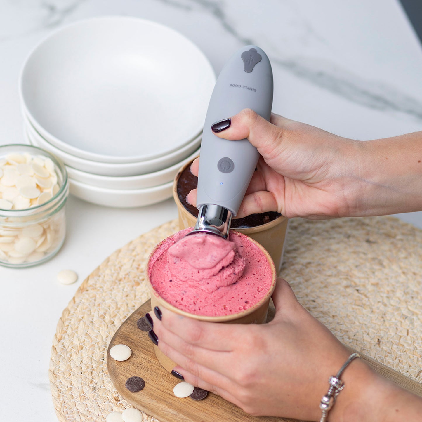 Cuchara Recargable Gelato Simple Cook