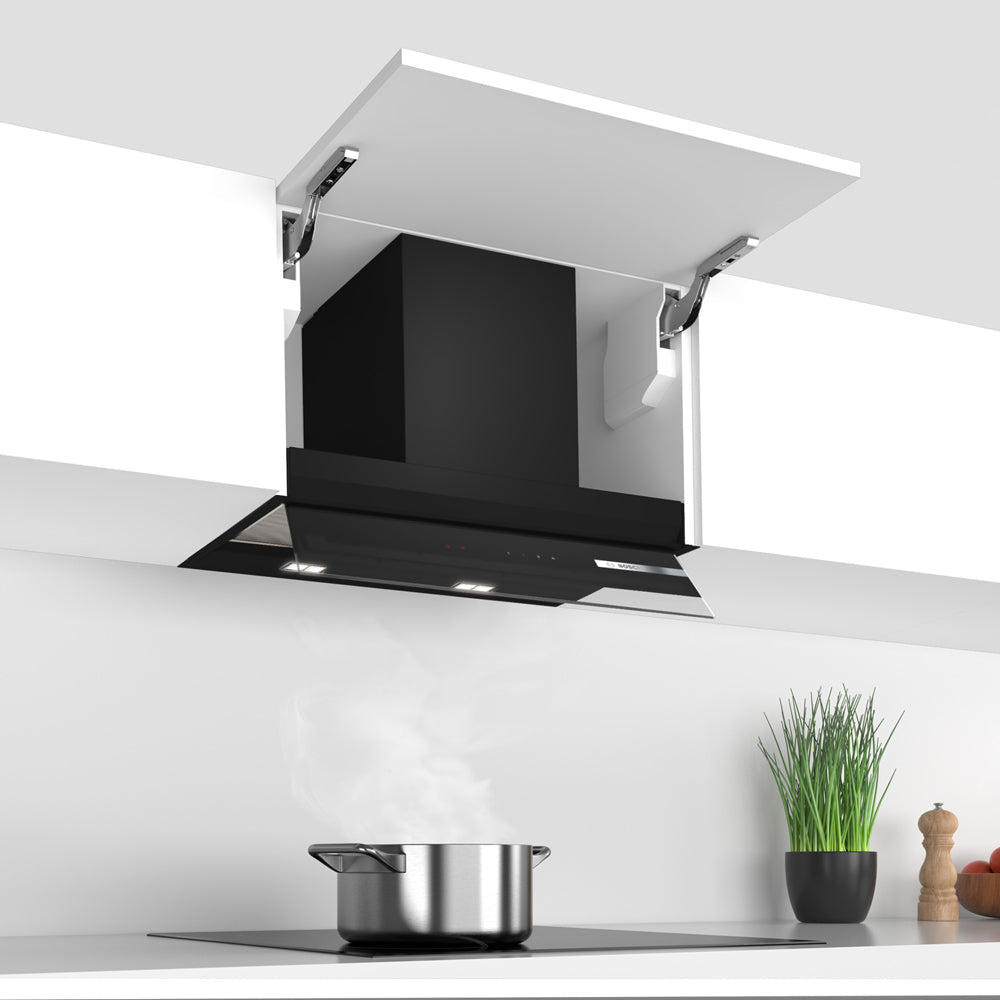 Campana Decorativa Integrada Cristal 60 cm Serie 6 Bosch1#Negro