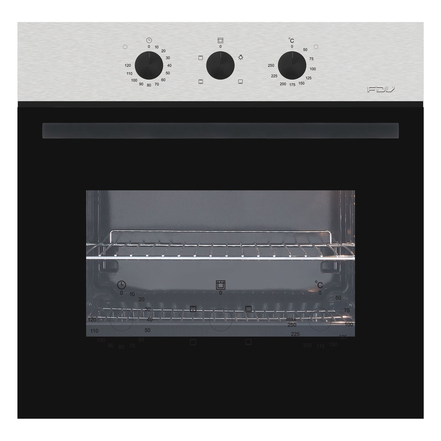 Kit Horno Design 57 Lts + Campana Easy Flow 60cm + Encimera Design 4Q Natural FDV
