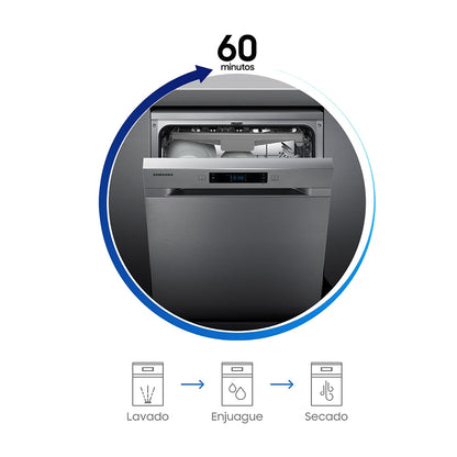 Lavavajillas 13 cubiertos Blanca con Pantalla LED7#Blanco