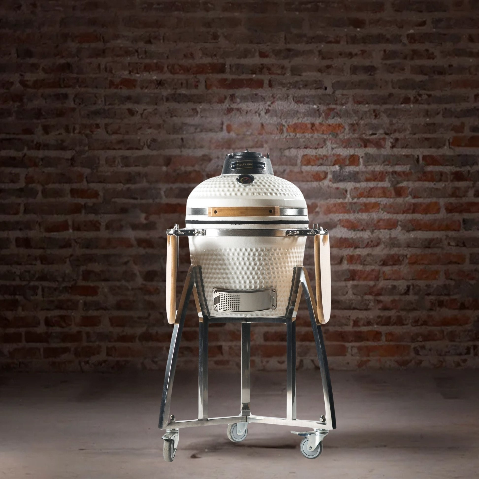 Parrilla Kamado Asador Pampero1#Blanco