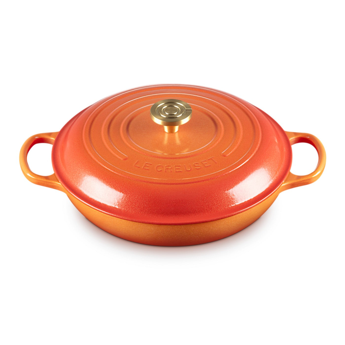 Cocotte Baja 30cm Flamme Doree Le Creuset2#Naranja
