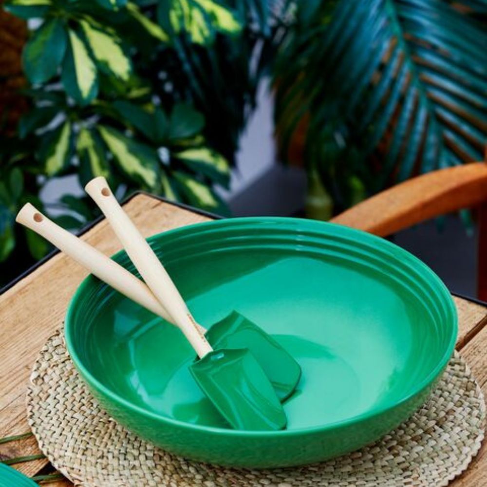 Espátula Grande Jewel Bamboo Le Creuset1#Verde