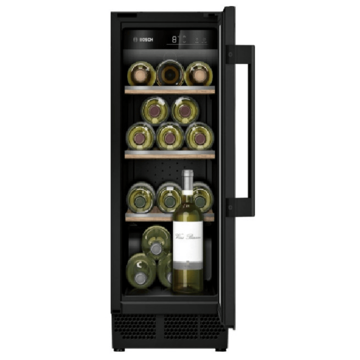 Cava de Vinos Integrable Vinoteca 1 Zona de Temperatura Ajustable Serie 6 Bosch2#Negro