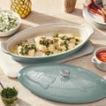 Fuente Para Pescado 34 Cm Sea Salt Le Creuset5#Sin color