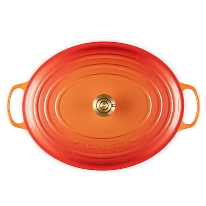 Cocotte Ovalada 29cm Flamme Doree Le Creuset4#Naranja