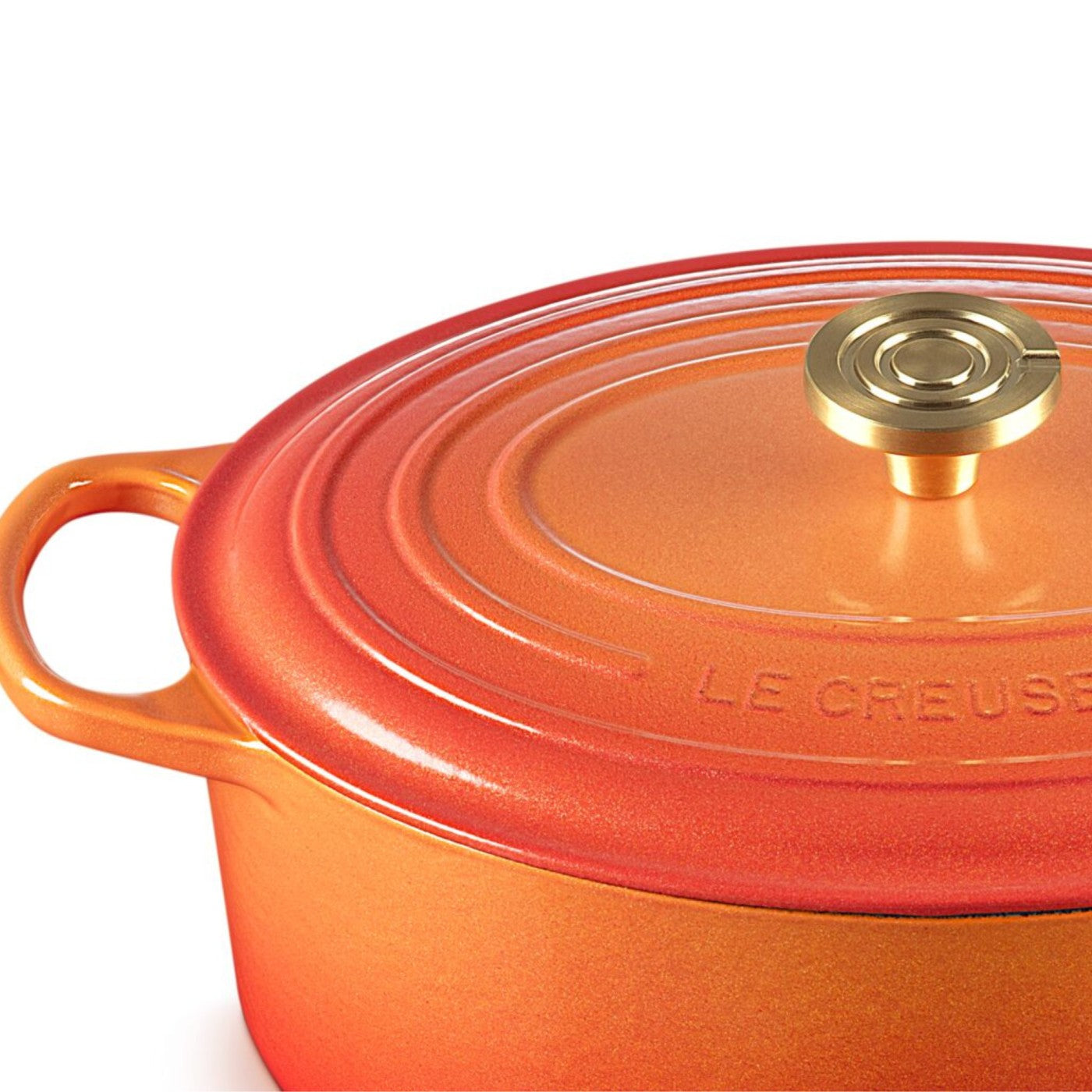 Cocotte Ovalada 40cm Flamme Doree Le Creuset4#Sin color