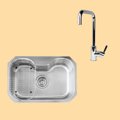 Kit Lavaplatos Small Acqua Bajo Cubierta + Grifería Futura FDV