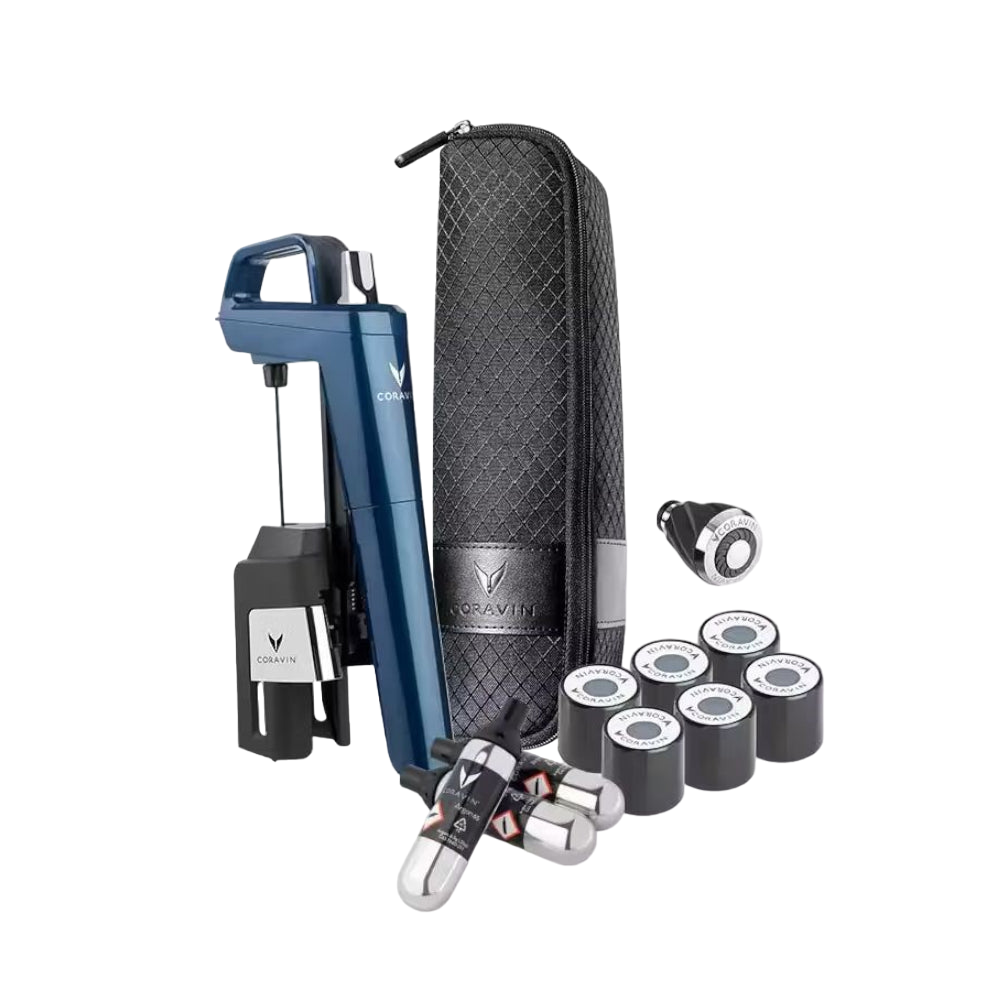 Timeless Six - Dispensador Vino Por Copas Coravin8#Azul