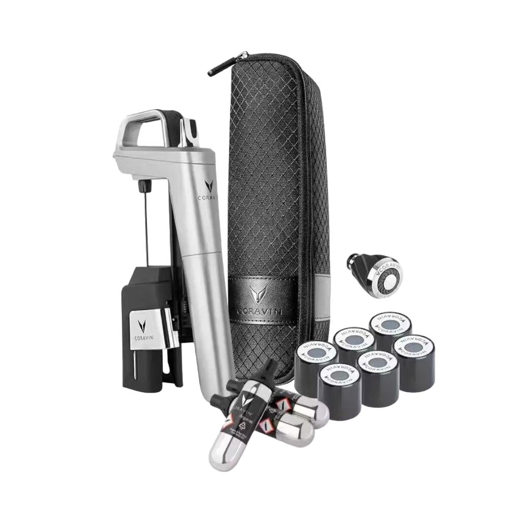 Timeless Six - Dispensador Vino Por Copas Coravin10#Plateado