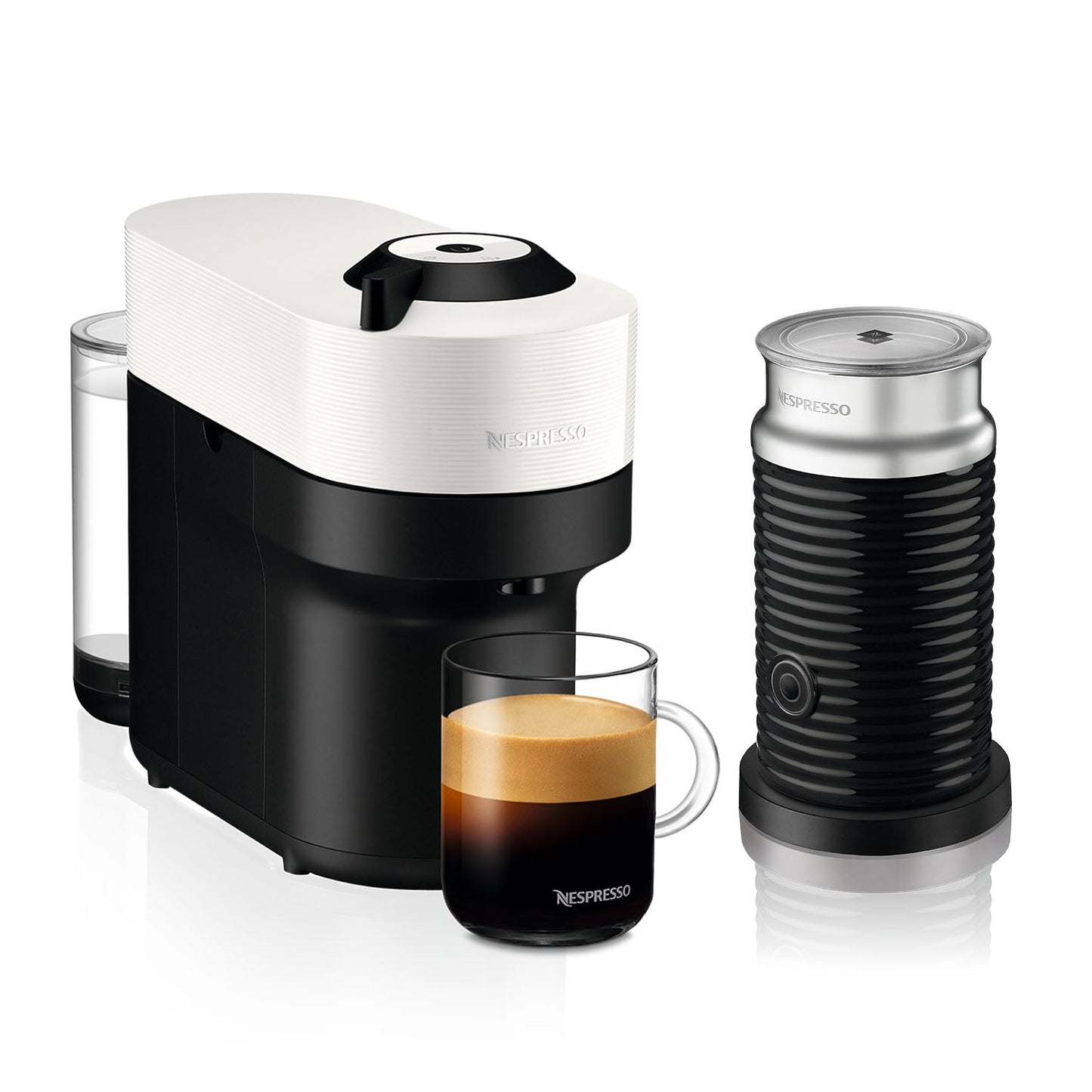 Cafetera Vertuo Pop Con Espumador Aeroccino 3 Nespresso6#Negro