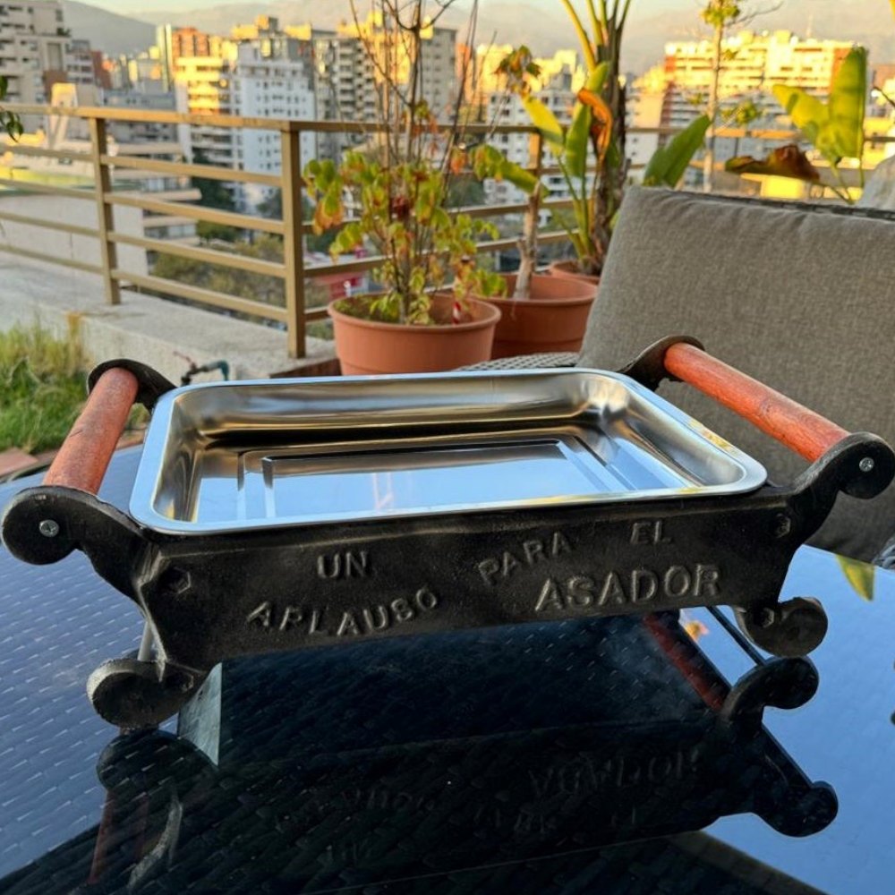 Parrilla Brasero De Mesa: Un Aplauso Para El Asador Kas Chile2#Gris