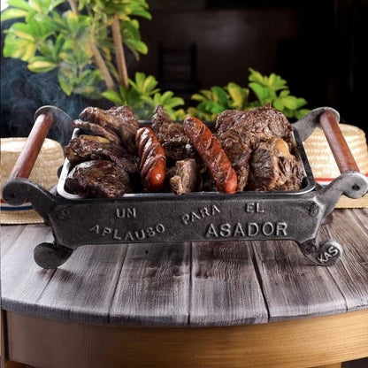 Parrilla Brasero De Mesa: Un Aplauso Para El Asador Kas Chile1#Gris