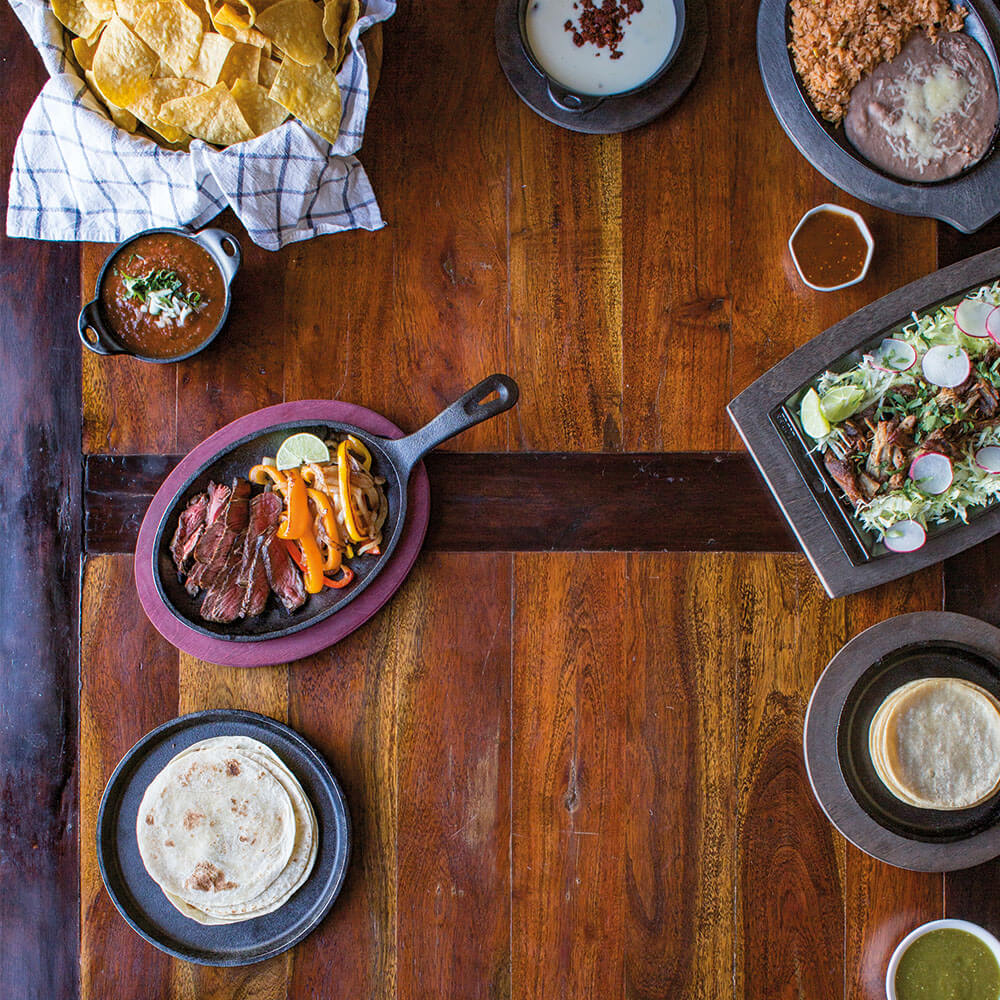 Cast Iron Fajita Set 24 x 36 cm Lodge Cast Iron1#Negro