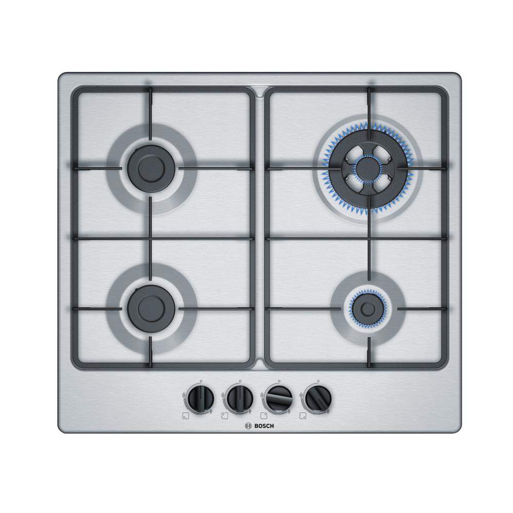 Encimera a Gas 4 Quemadores PGH6B5B60V Bosch2#Acero