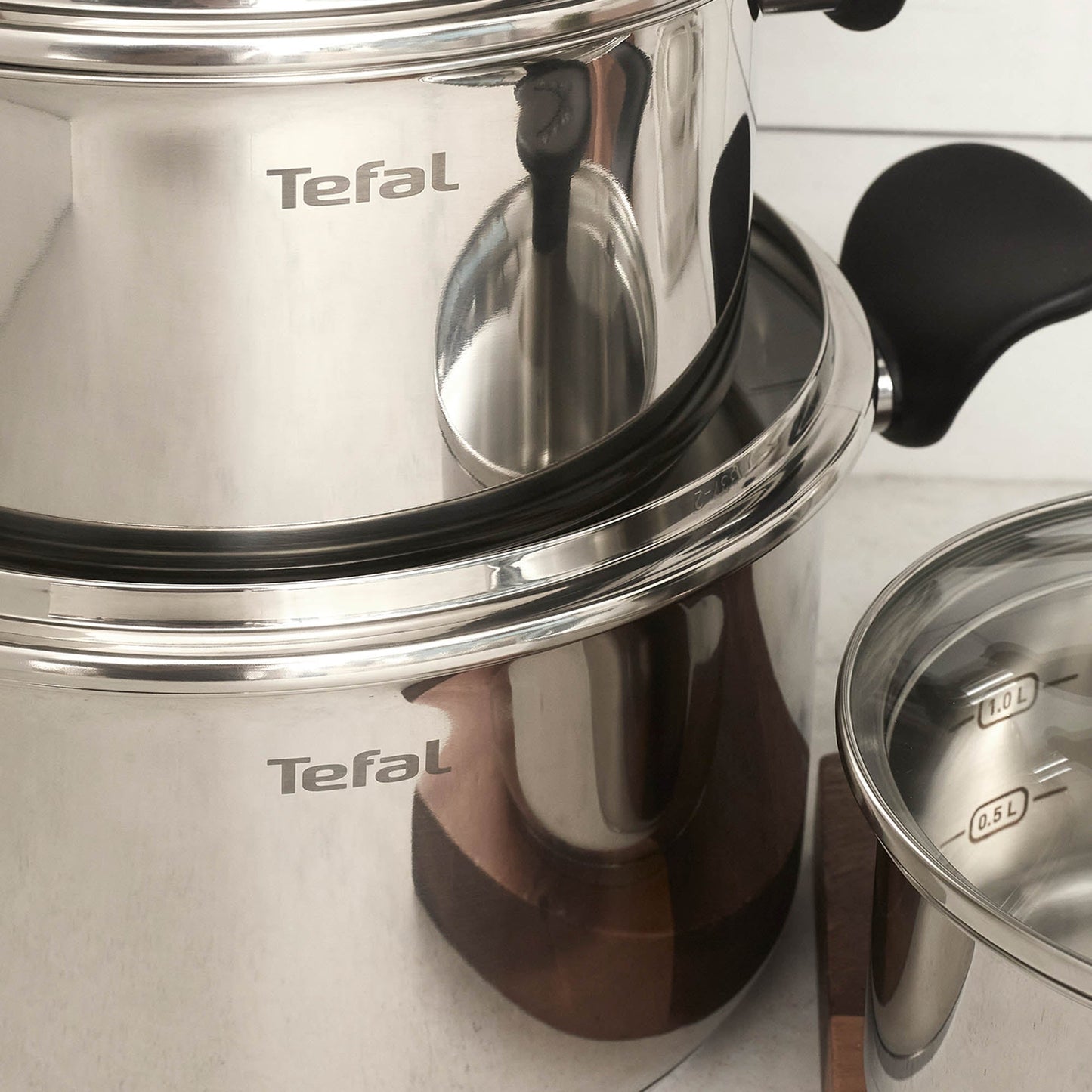 Bateria De Cocina Acero Inoxidable Primary 11 PCS Tefal2#Plata