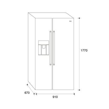 Refrigerador Side by Side Signature 513 litros FDV No Frost