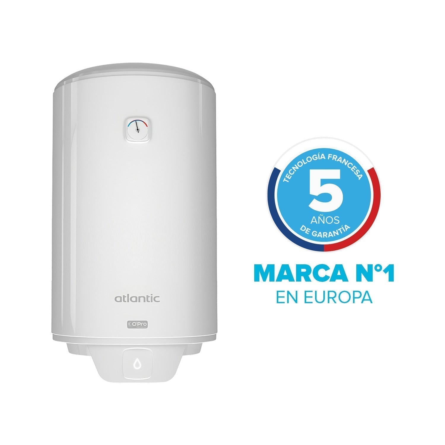 Termo Eléctrico Opro + 50 Lts Atlantic9#Blanco