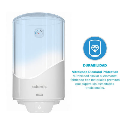 Termo Eléctrico Opro + 50 Lts Atlantic6#Blanco