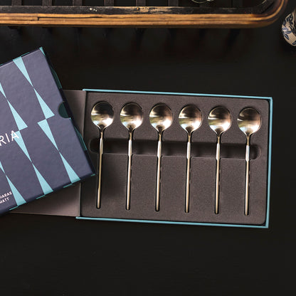 Set 6 Cucharas Silver matt Coquinaria