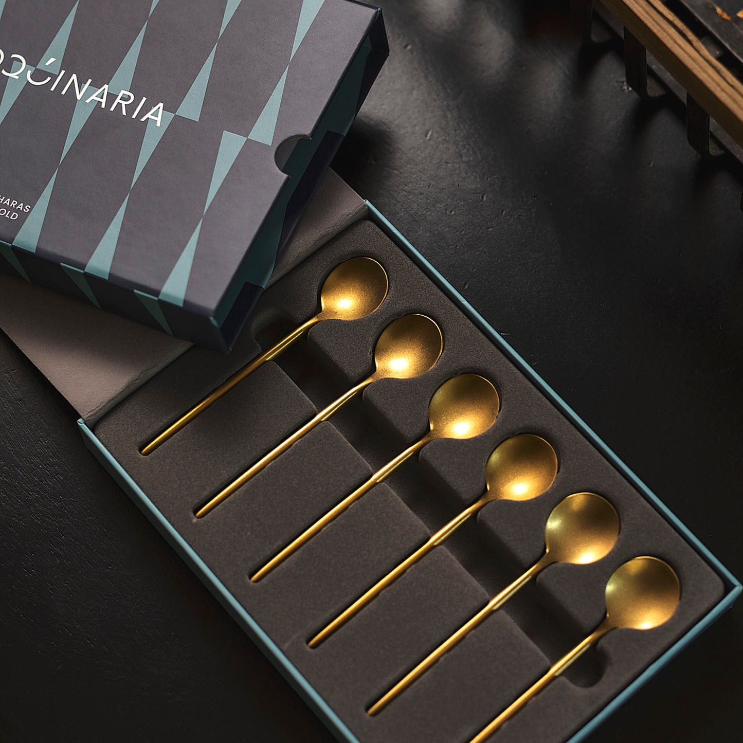 Set 6 Cucharas Vintage Gold Coquinaria