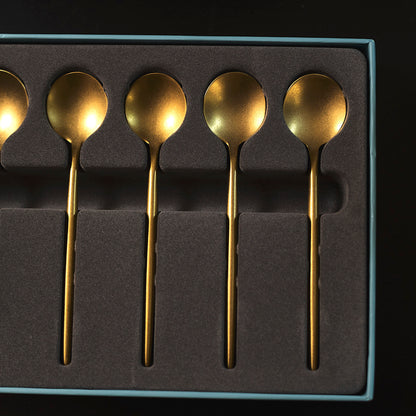 Set 6 Cucharas Vintage Gold Coquinaria