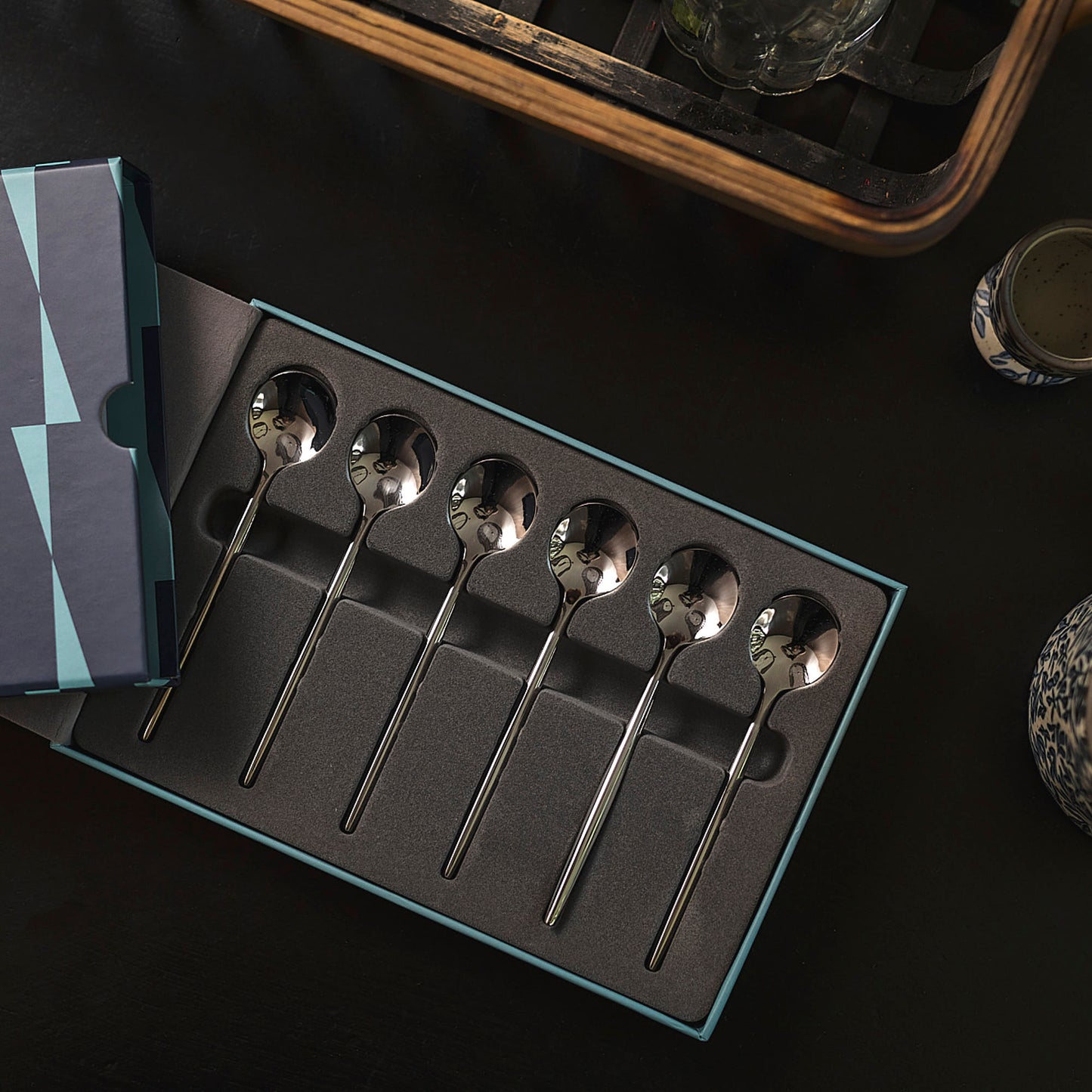 Set 6 Cucharas Silver Mirror Coquinaria