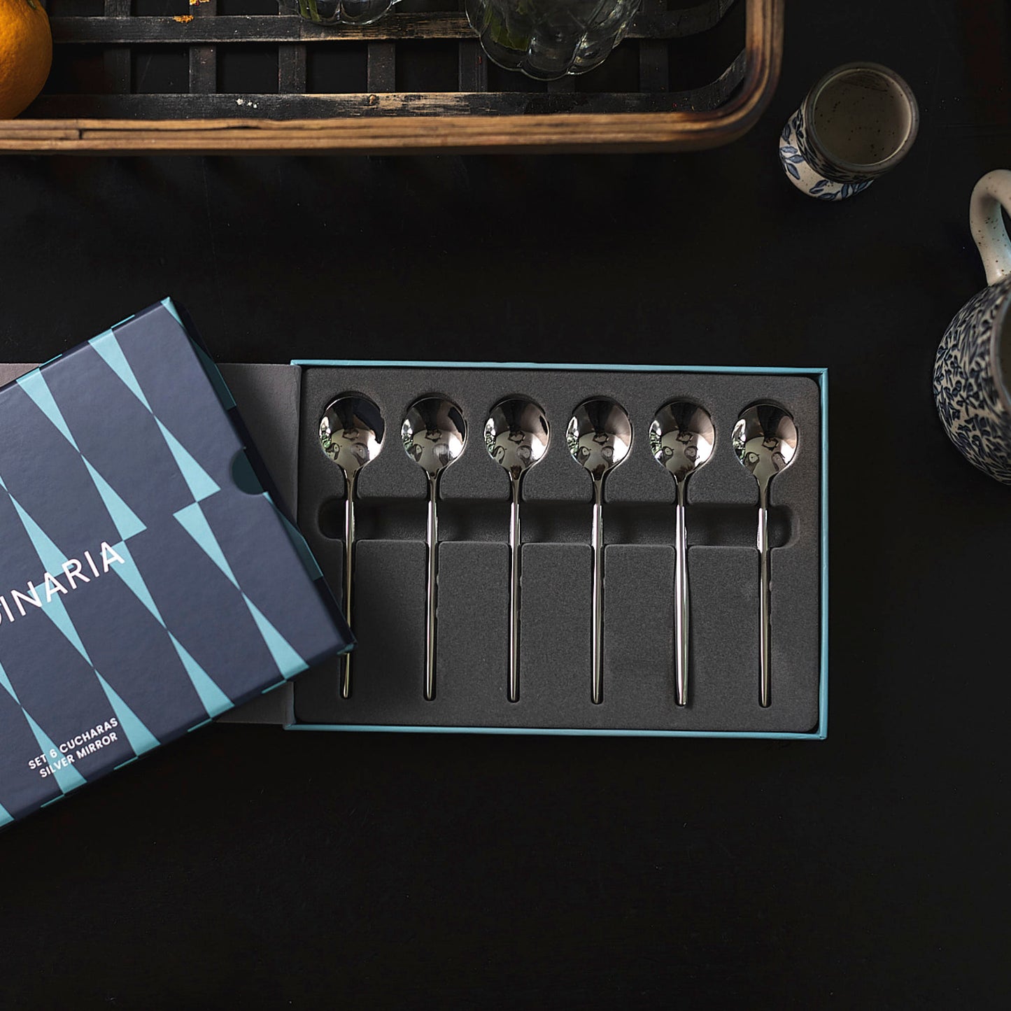 Set 6 Cucharas Silver Mirror Coquinaria
